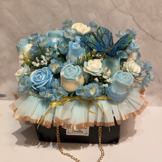 Baby Blue Flower Bouquet