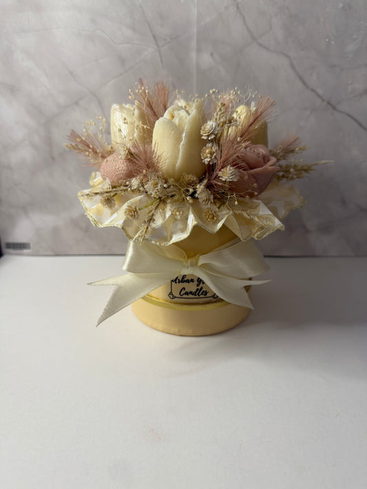 Champagne & Cream Flower Bouquet