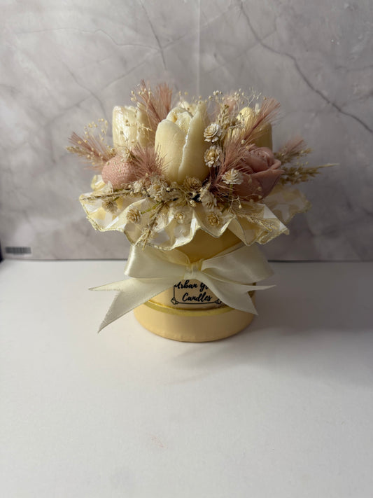 Champagne & Cream Flower Bouquet