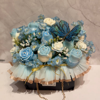 Baby Blue Flower Bouquet