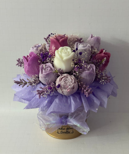 Magenta & Lavender Forever Flower