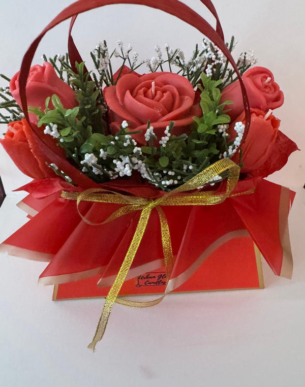 Ruby Red Flower Bouquet