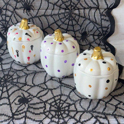 Ceramic Pumpkin Jars