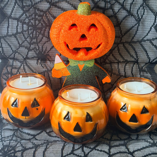 Jack-O-Lantern Pumpkin Candle