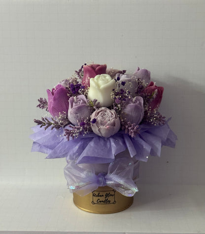 Magenta & Lavender Forever Flower